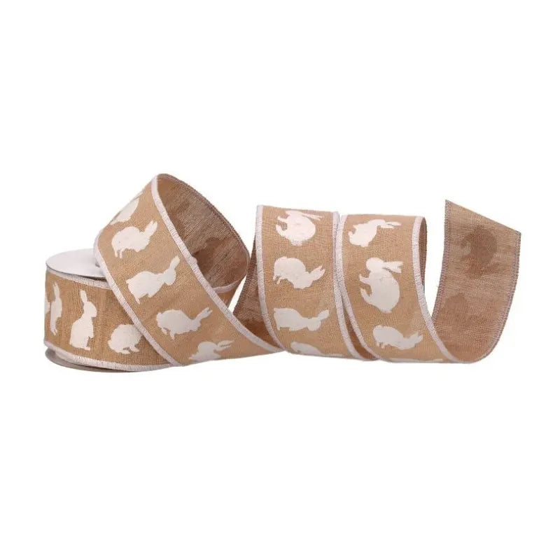 Cinta Conejitos Color Marrón De 914x6 Cm