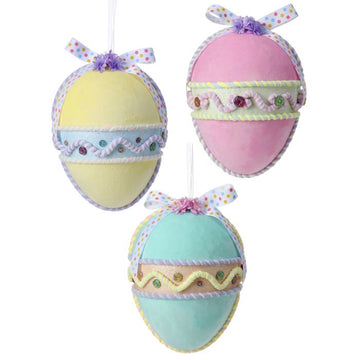 Colgantes Huevos Pascua Set 3 Color Mult De  0 X  0 X 25 X 0 Cm