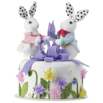 Pastel Floral Conejos Color Mult De  0 X  0 X 26 X 0 Cm