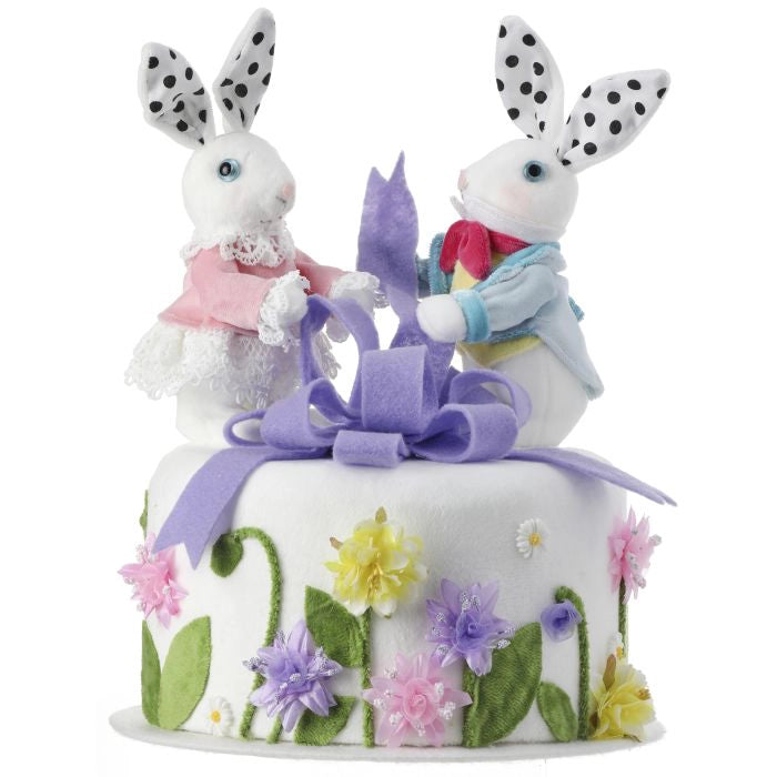 Pastel Floral Conejos Color Mult De  0 X  0 X 26 X 0 Cm
