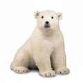 Oso Polar Sentado Color Blanco De 67 X 49 X 60 Cm