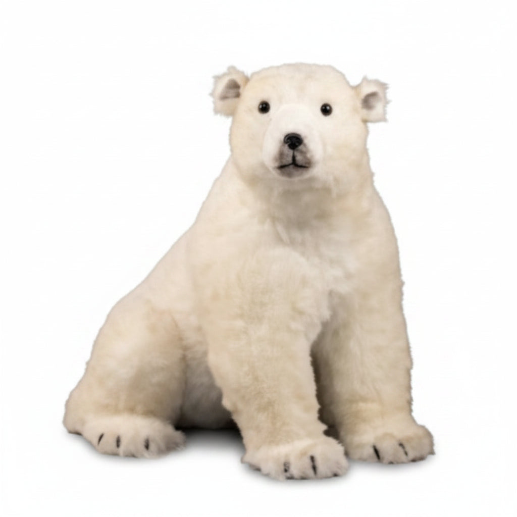 Oso Polar Sentado Color Blanco De 67 X 49 X 60 Cm