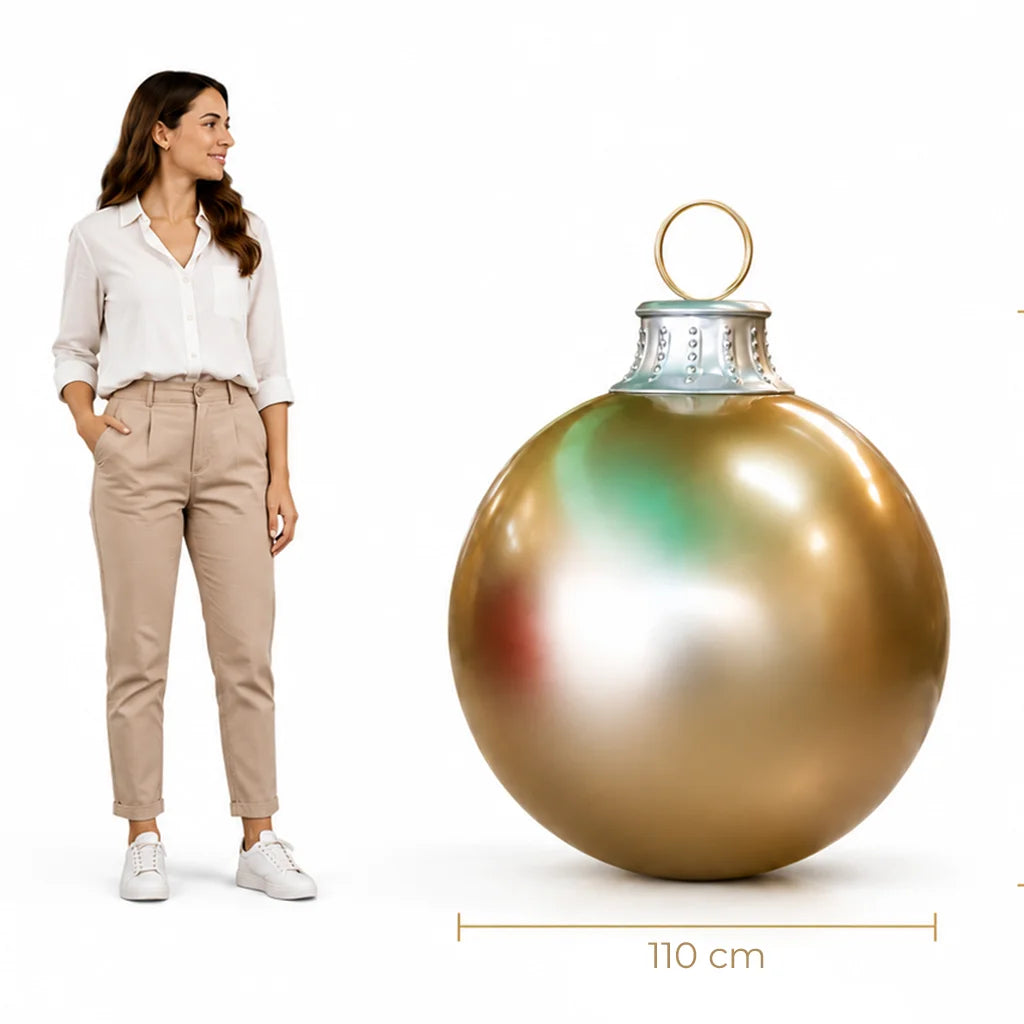 Bambalina Esfera Gigante con Soporte Metálico 111cm