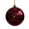 Bambalina Brillante - Set 4 color vinotinto de  10 x  0 x 0 x 0 cm