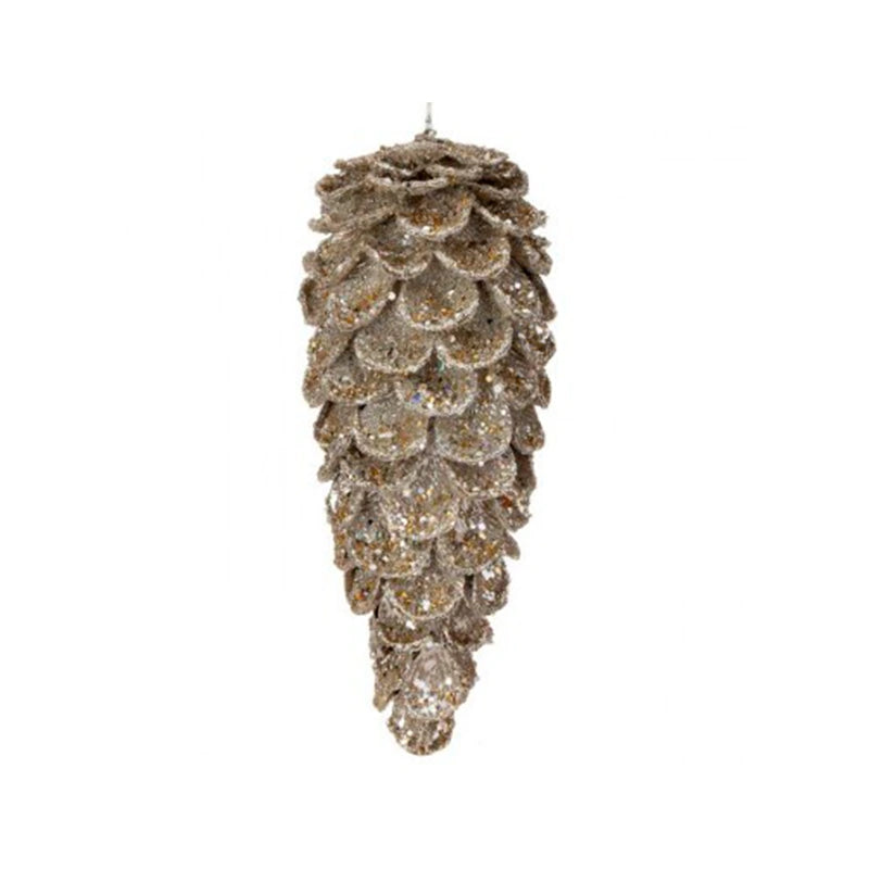 Piña Brillante Color Platinium De 29 Cm