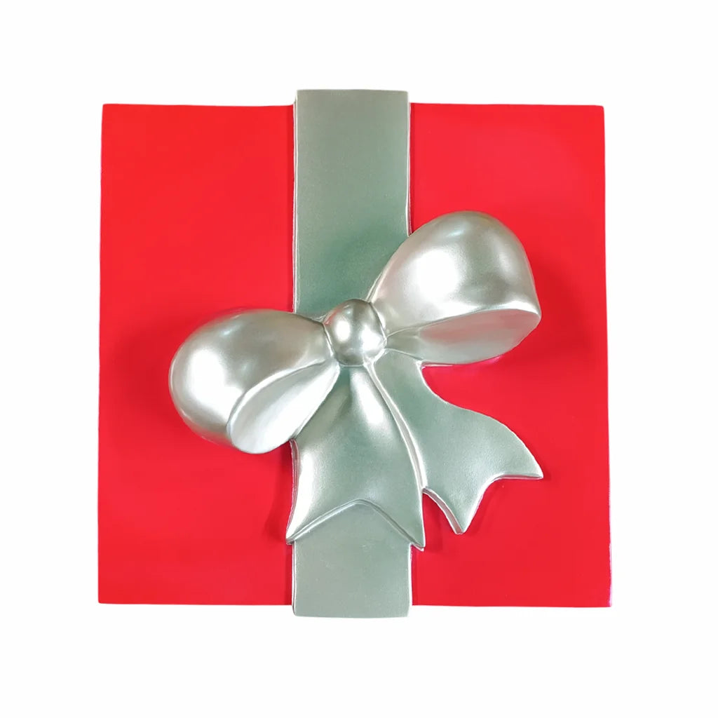 Caja de Regalo Navideña Decorativa con Moño 42cm