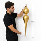 Finial Cono Navideño Figura Colgante 91cm