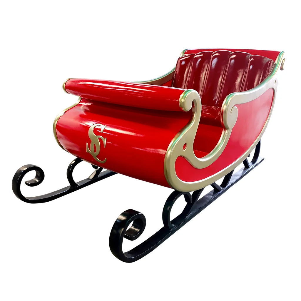 Trineo de Santa Claus Decorativo Figura Navideña 213cm