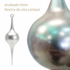 Finial Gota Navideño Lágrima Figura Colgante 74cm