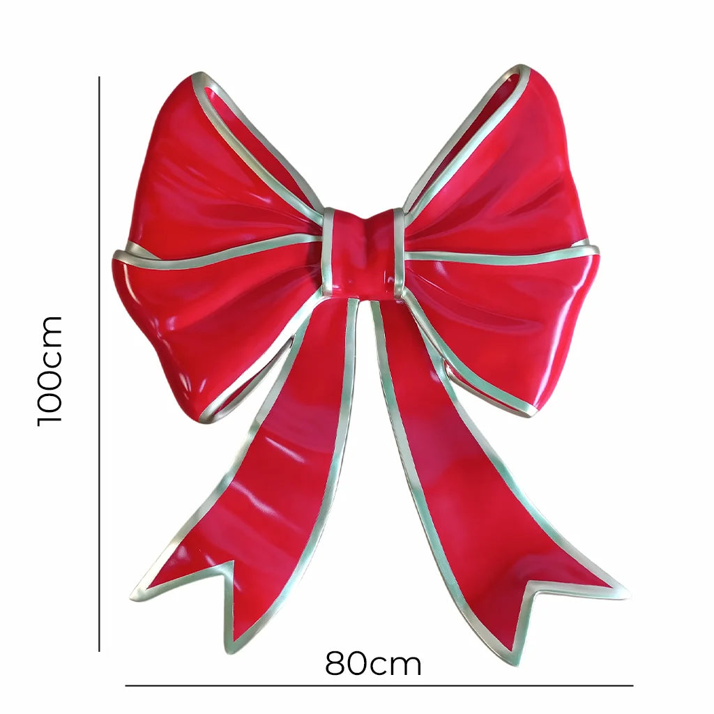 Lazo Navideño Gigante Figura Decorativa 100cm