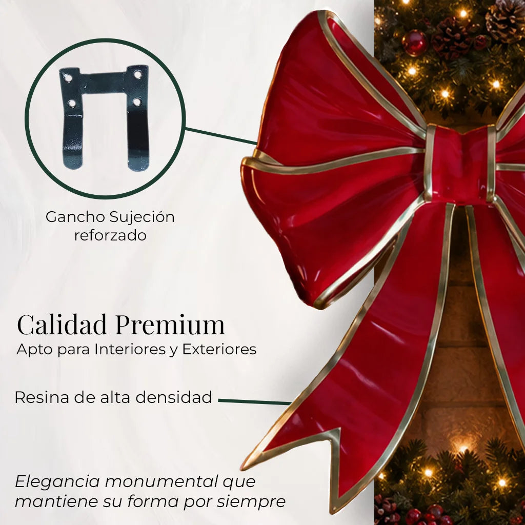 Lazo Navideño Gigante Figura Decorativa 100cm