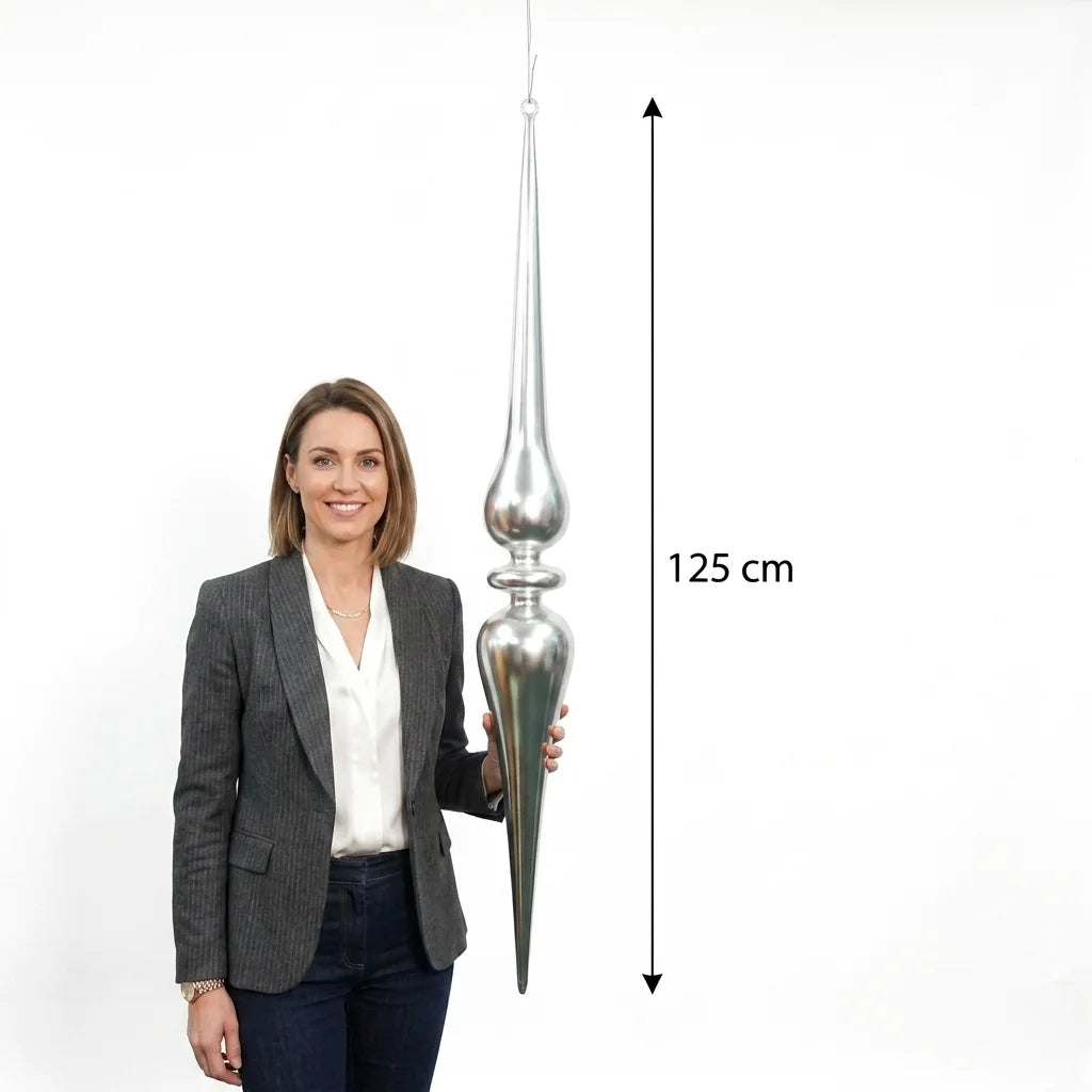 Finial Lanza Navideño Figura Colgante 124cm