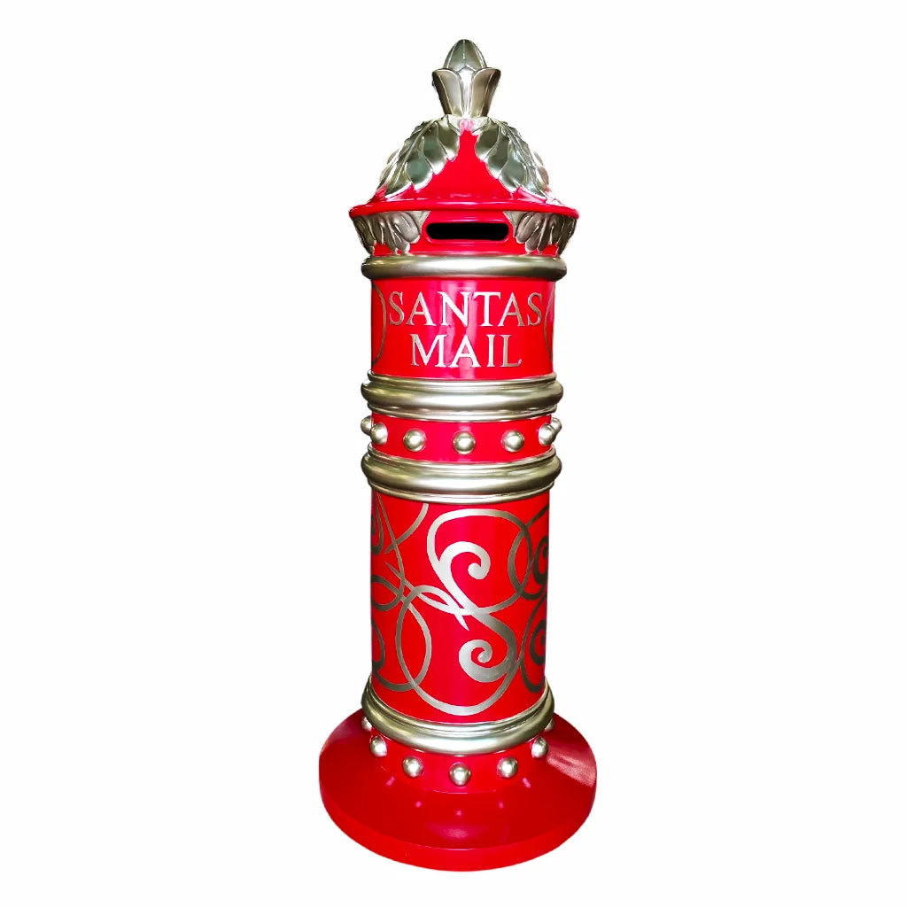 Buzón de Santa Claus Navideño Figura Decorativa 166cm