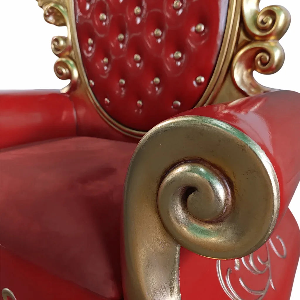 Trono de Santa Claus Navideño Figura Decorativa 104cm