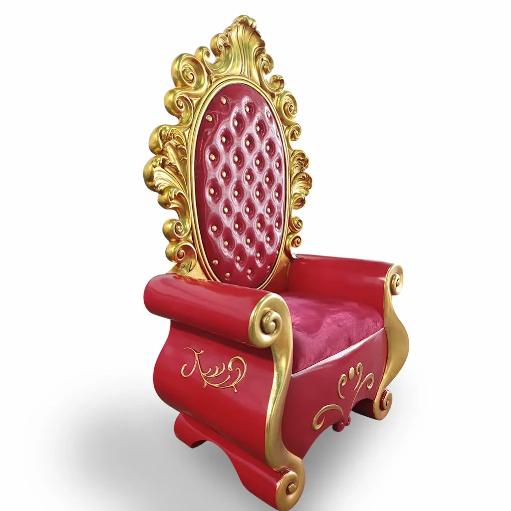 Trono de Santa Claus Navideño Figura Decorativa 104cm