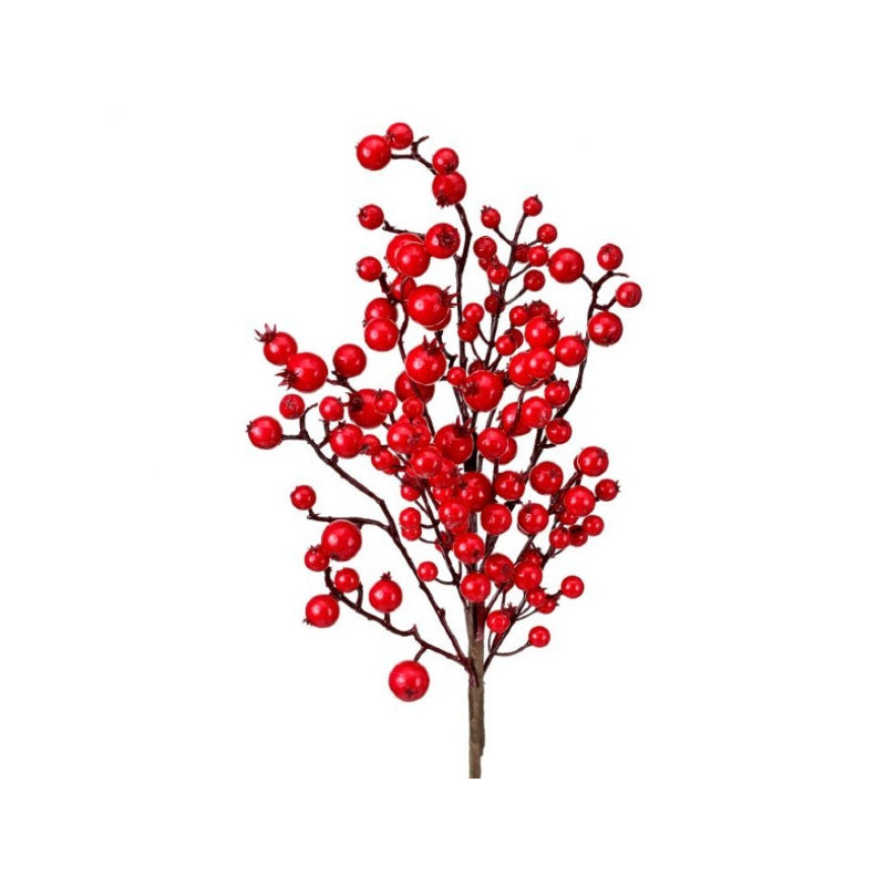 Follaje Cherrys Mixto Color Rojo De 61 Cm