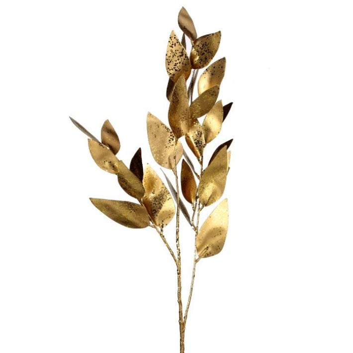 Follaje Magnolia Metalizada Dorado 61 Cm