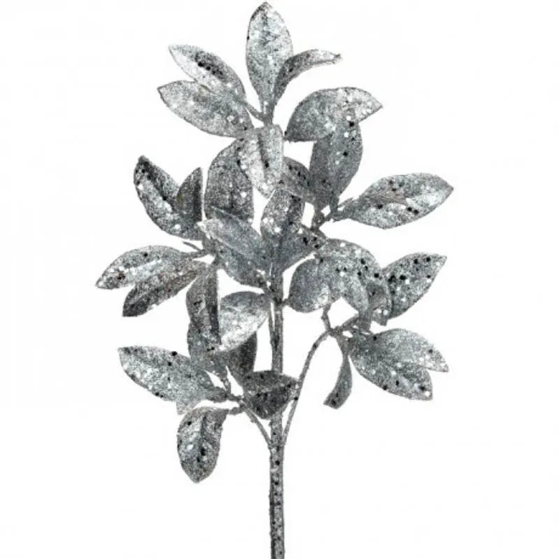 Hojas Brillantes Rojo 58 Cm