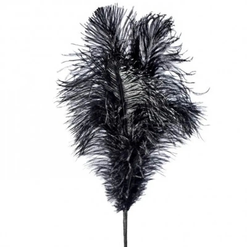 Follaje Plumas Negro 56 Cm
