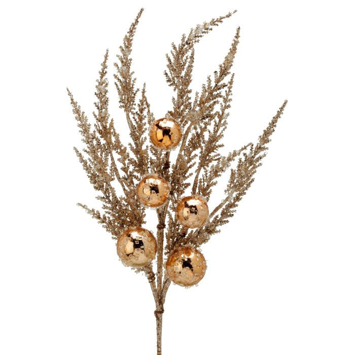 Follaje Hojas Pluma Champagne 69 Cm