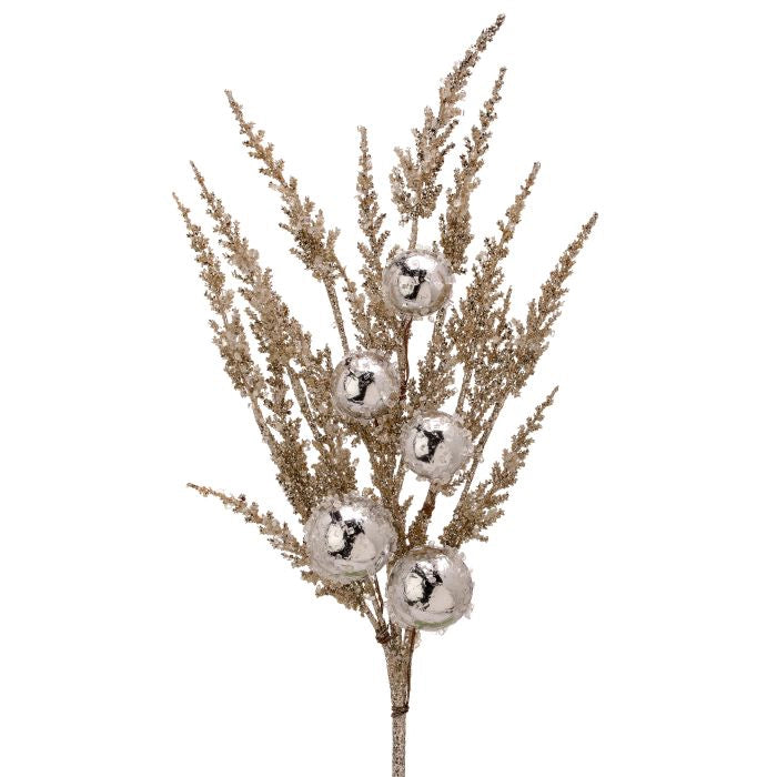 Follaje Hojas Pluma Champagne 69 Cm