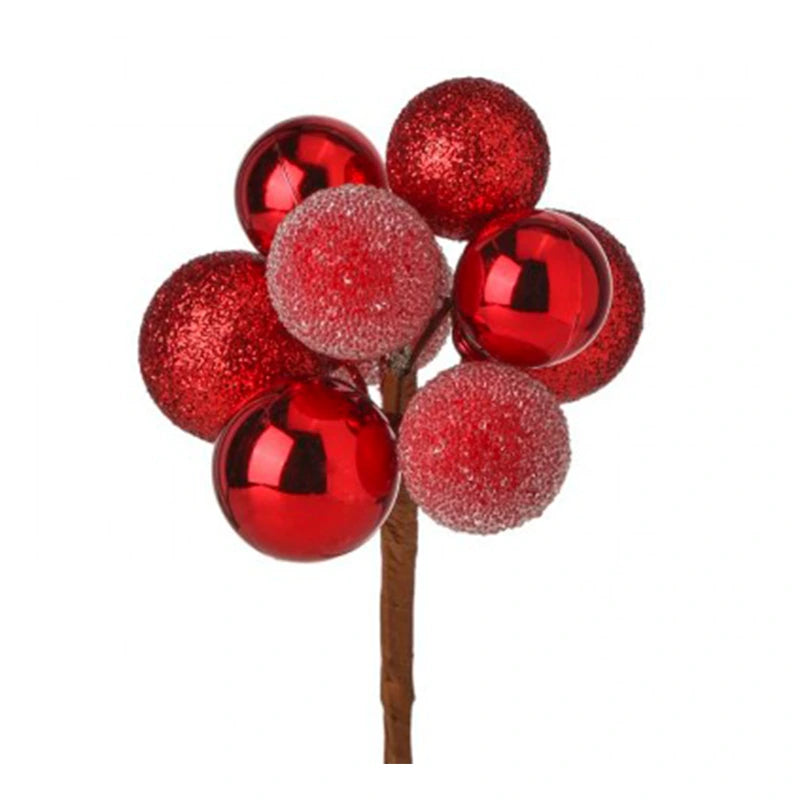 Mix Bambalinas Color Rojo De 18 Cm