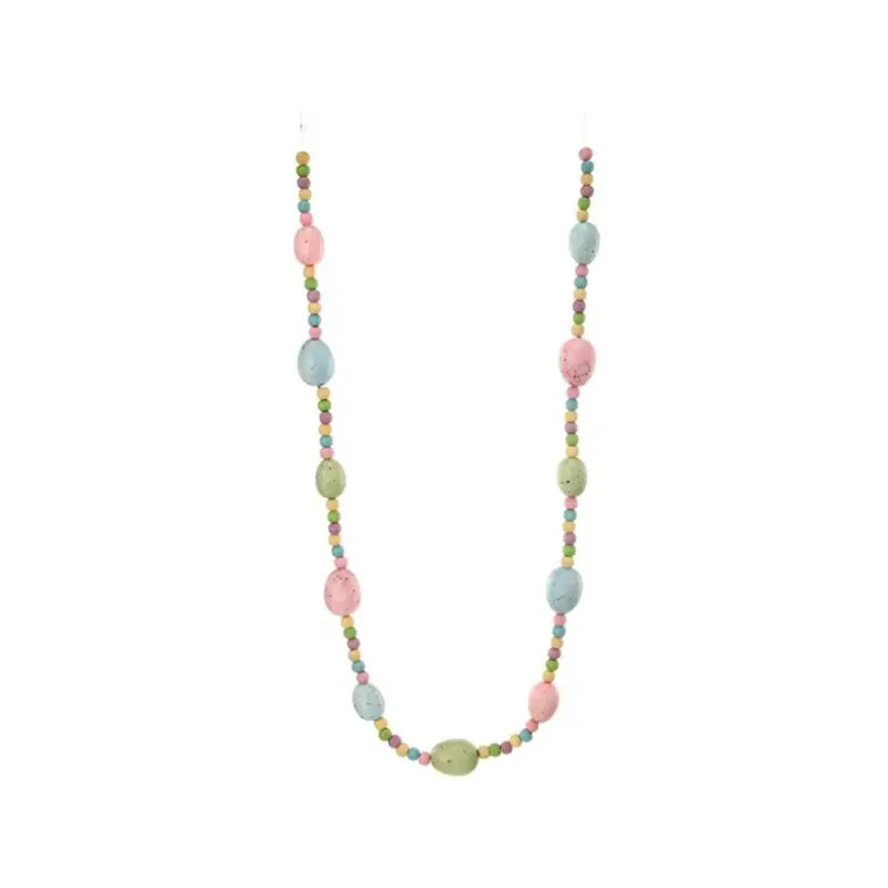 Guirnalda Huevos Pascua Color Multicolor De 80cm