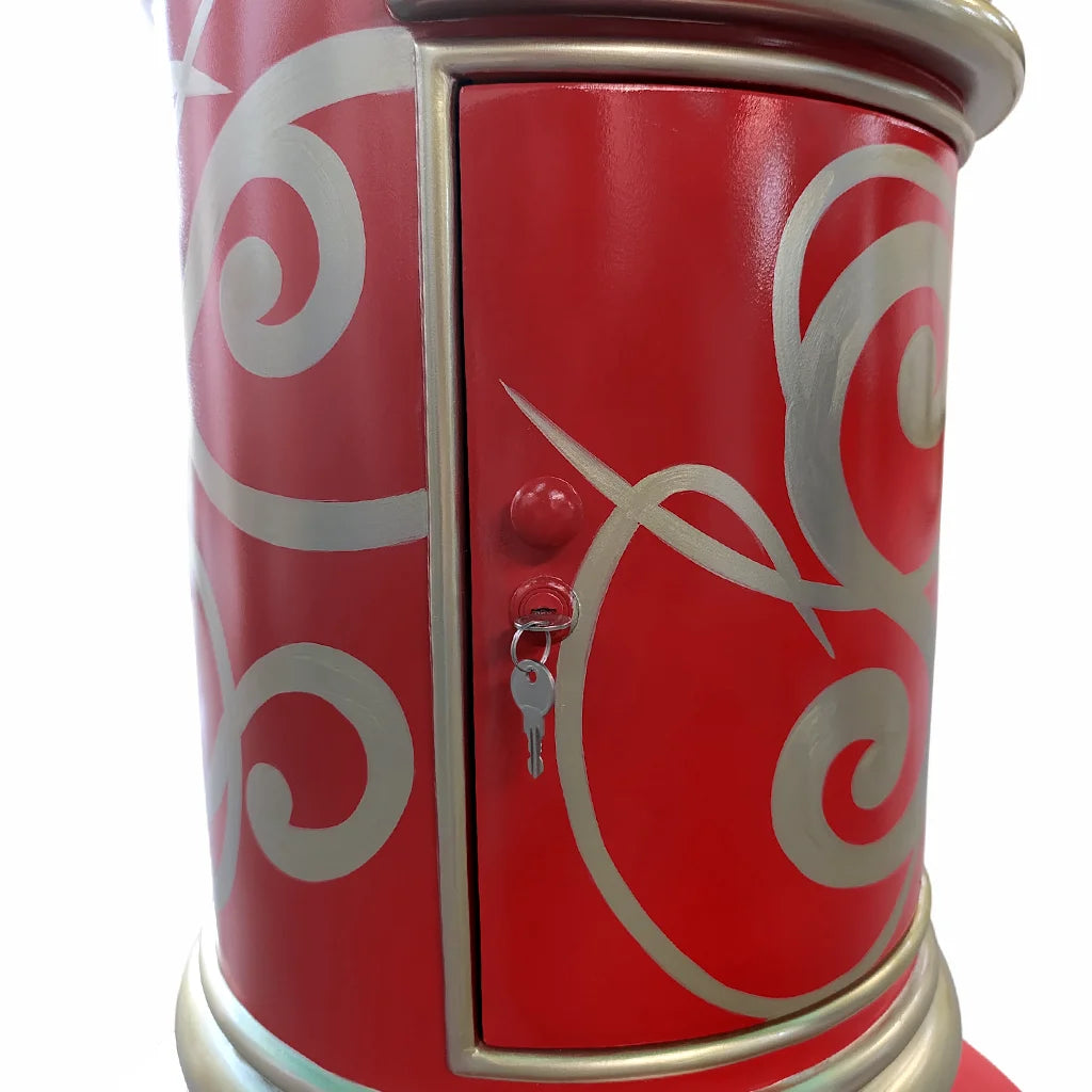 Buzón de Santa Claus Navideño Figura Decorativa 166cm