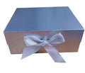 Caja Rectangular color plateado de  0 x  20 x 8 x 8 cm