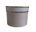 Caja Cilíndrica color beige de  13 x  0 x 17 x 0 cm