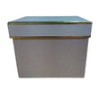 Caja Cuadrada color beige de  0 x  0 x 17 x 13 cm