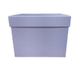 Caja Cuadrada color blanco de  0 x  0 x 19 x 4 cm