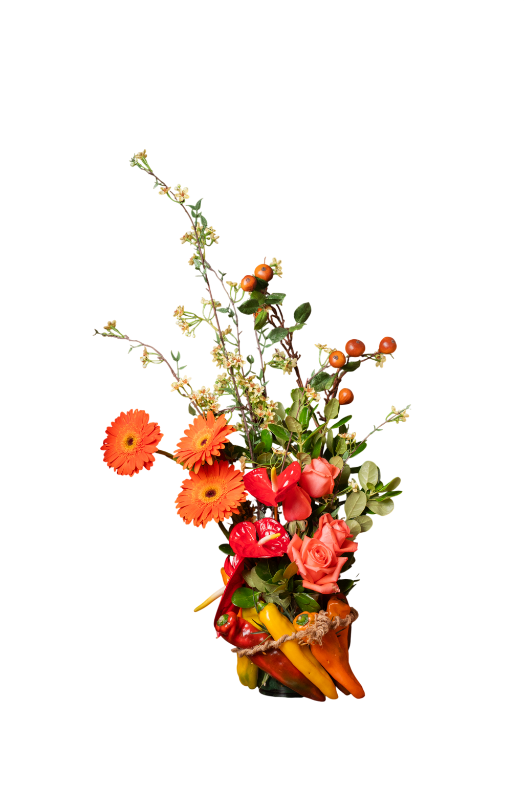 Fresh (Anturios, Rosas, Gerberas y Pimientos)