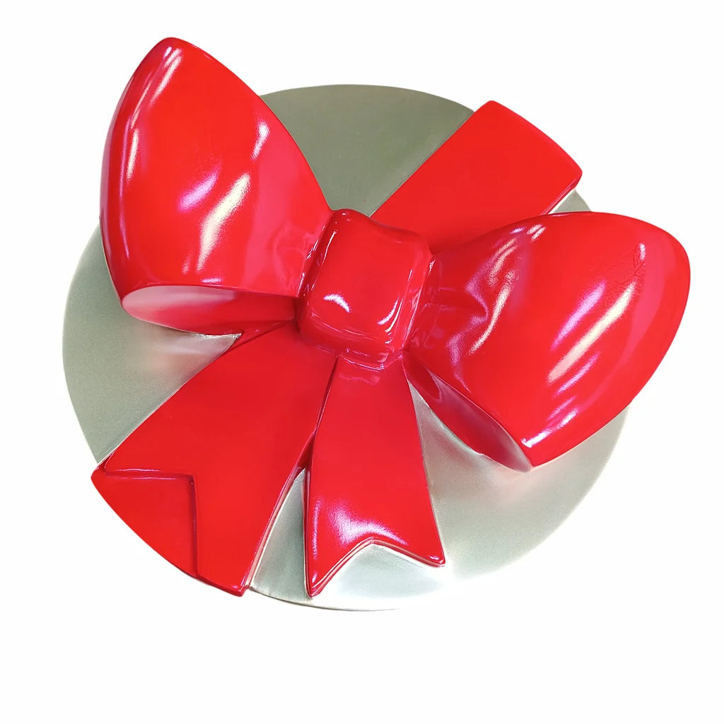 Caja de Regalo Cilíndrica Navideña Decorativa 55cm