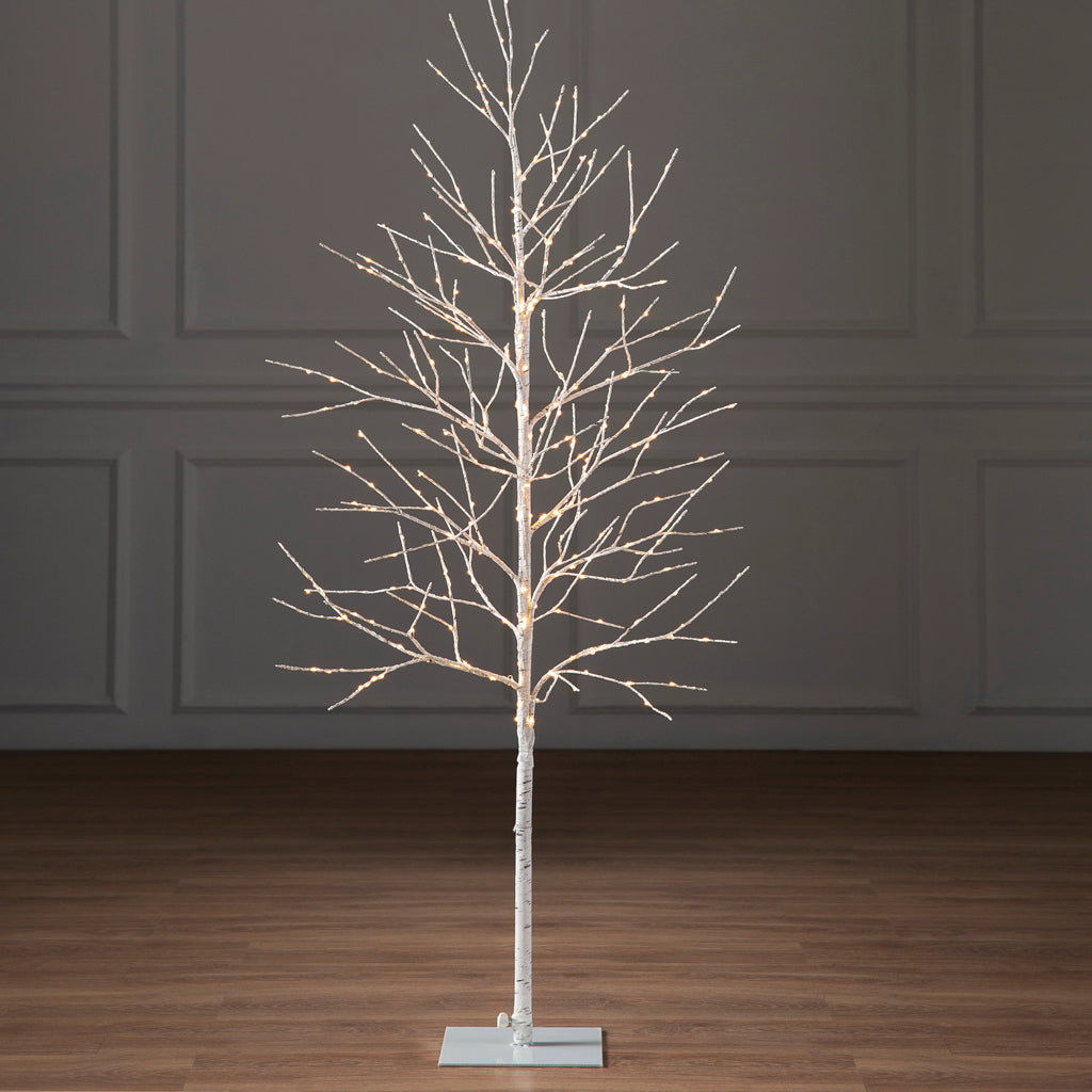 Abedul Iluminado Árbol Artificial Hiperrealista 122cm-183cm