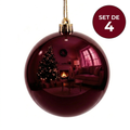 Bambalina vinotinto con sticker SET DE 4