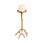 Candelabro Pilar Ramas Art Deco 25cm / 30cm