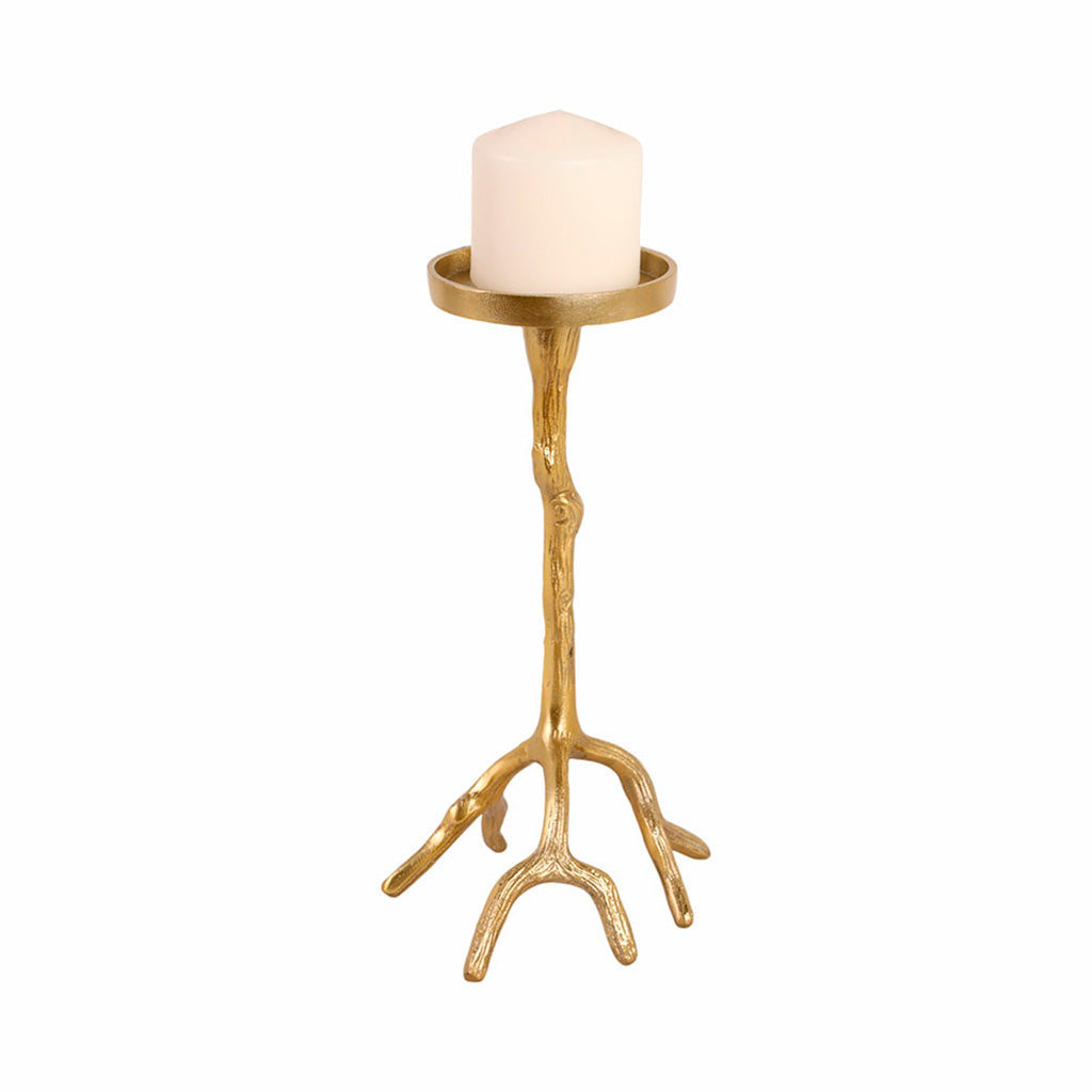 Candelabro Pilar Ramas Art Deco 25cm / 30cm