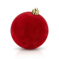 Foto principal con una sola bambalina flocada roja