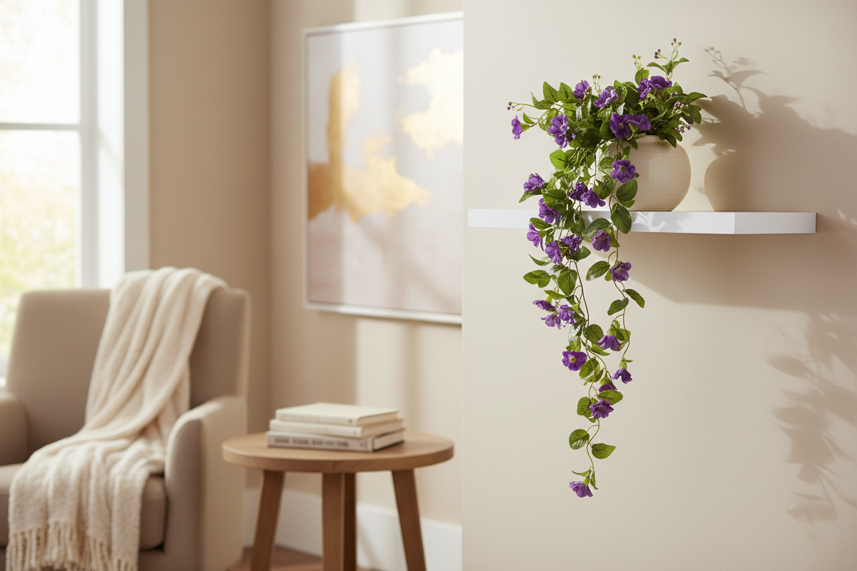 Petunia Colgante Morada ambiente