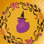 Plato Pollito Halloween - Zoom Detalle